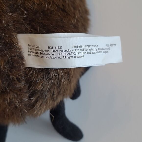 Fly Guy Soft Plush Stuffed Beanbag MerryMakers  Toy Doll 7" Tedd Arnold 2010 - Picture 4 of 9